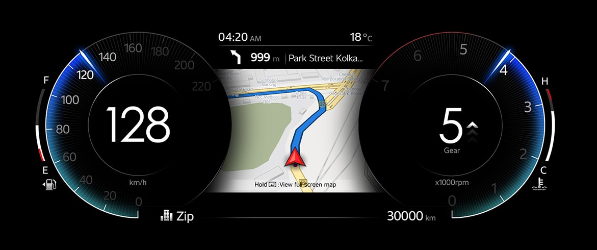 Mahindra XUV700 3D Navigation Maps Technology